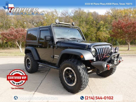 2017 Jeep Wrangler for sale at HOPPER MOTORPLEX in Plano TX