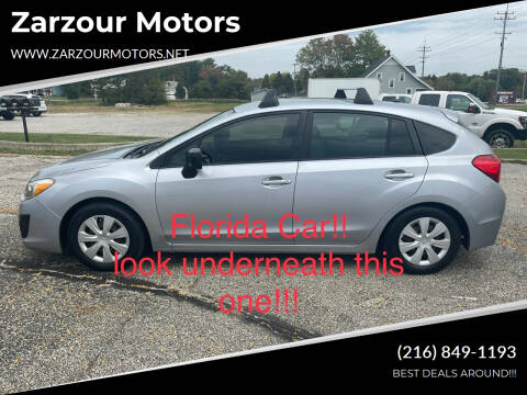 2014 Subaru Impreza for sale at Zarzour Motors in Chesterland OH