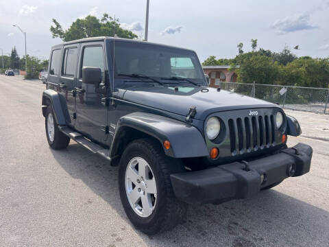 2008 Jeep Wrangler Unlimited for sale at MIAMI FINE CARS & TRUCKS in Hialeah FL