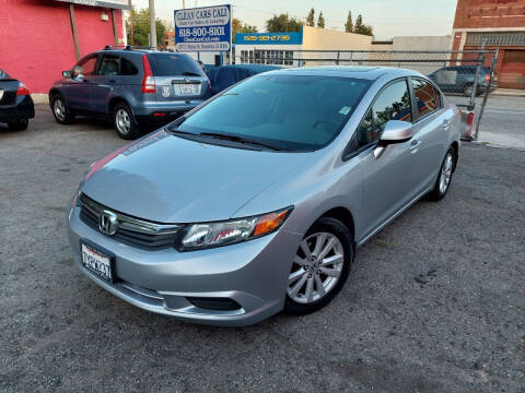 2012 Honda Civic for sale at Clean Cars Cali in Pasadena CA