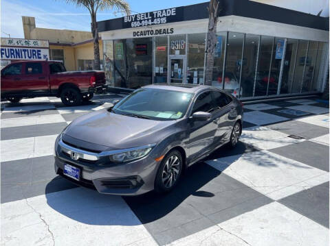 2018 Honda Civic for sale at AutoDeals DC in Daly City CA