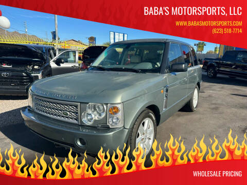 2005 Land Rover Range Rover for sale at Baba's Motorsports, LLC in Phoenix AZ