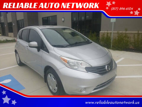 2014 Nissan Versa Note for sale at RELIABLE AUTO NETWORK in Arlington TX