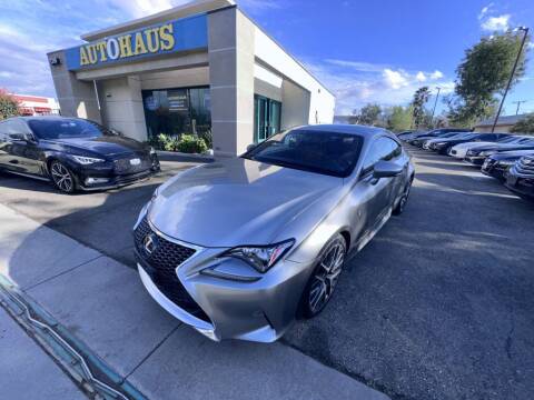 2017 Lexus RC 200t for sale at AutoHaus in Loma Linda CA