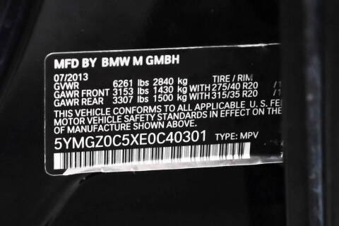 2014 BMW X6 M