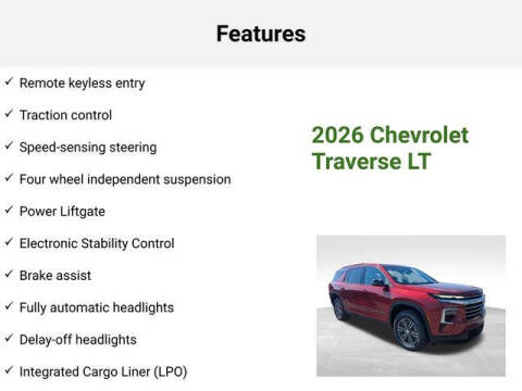 2026 Chevrolet Traverse LT