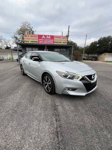 2017 Nissan Maxima for sale at Apex Motors in Rosenberg TX