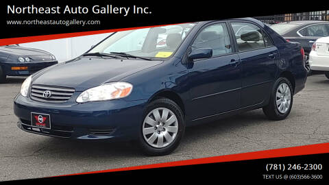 2003 Toyota Corolla for sale at Northeast Auto Gallery Inc. in Wakefield MA