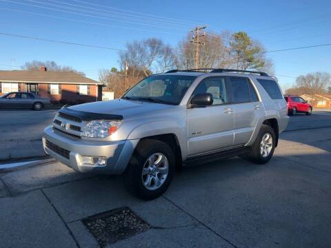 2004 Toyota 4Runner for sale at E Motors LLC in Anderson SC