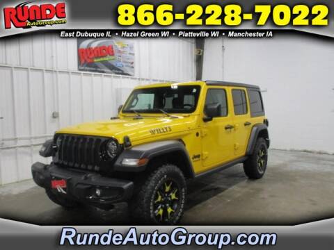 2021 Jeep Wrangler Unlimited for sale at Runde PreDriven in Hazel Green WI