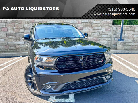 2018 Dodge Durango for sale at PA AUTO LIQUIDATORS in Huntingdon Valley PA