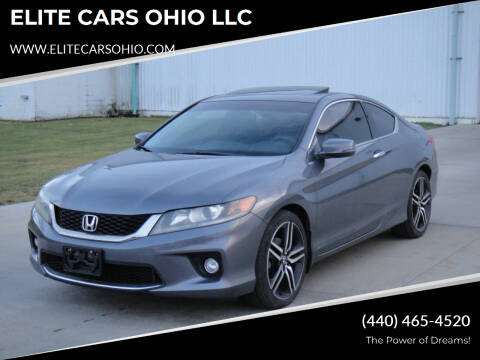 2013 Honda Accord for sale at ELITE CARS OHIO LLC in Solon OH