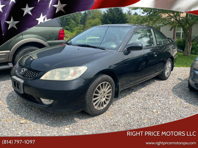 2005 Honda Civic for sale at Right Price Motors LLC in Cranberry PA