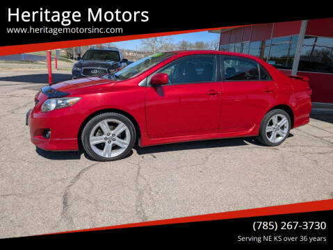 2009 Toyota Corolla for sale at Heritage Motors in Topeka KS