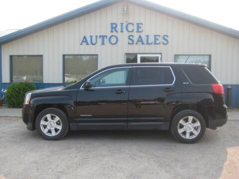 2013 GMC Terrain for sale at Rice Auto Sales in Rice MN