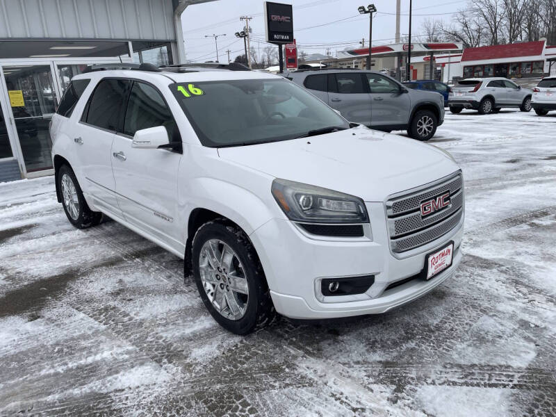2016 GMC Acadia for sale at ROTMAN MOTOR CO in Maquoketa IA