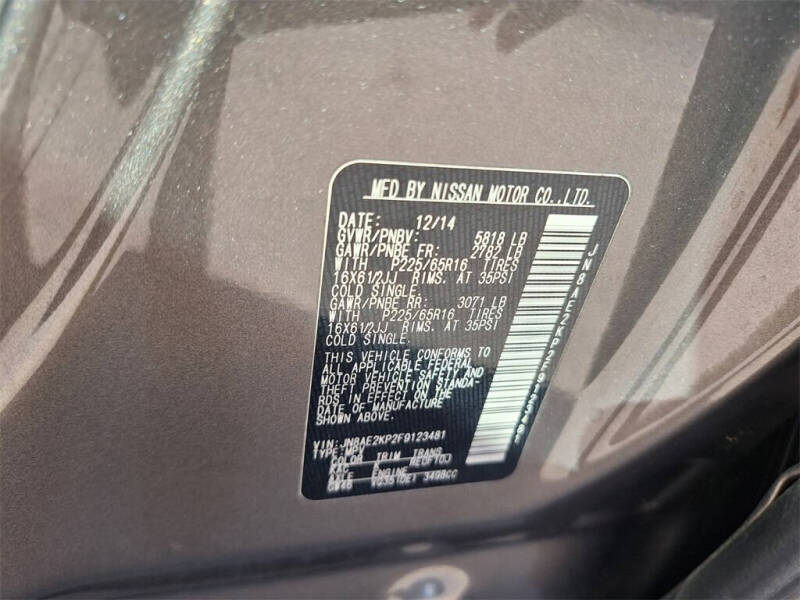 2015 Nissan Quest 3.5 S