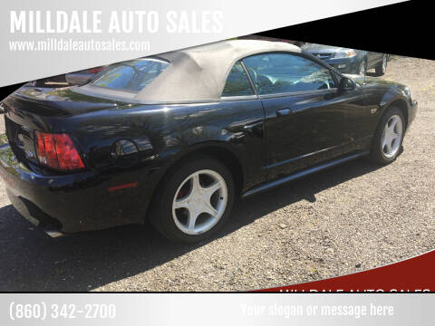 2000 Ford Mustang for sale at MILLDALE AUTO SALES in Portland CT