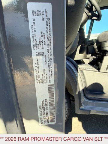 2026 RAM ProMaster