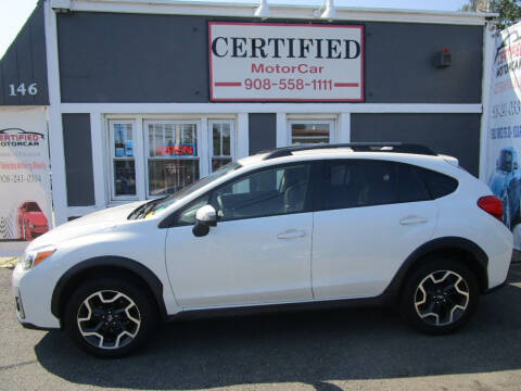 2016 Subaru Crosstrek for sale at CERTIFIED MOTORCAR LLC in Roselle Park NJ