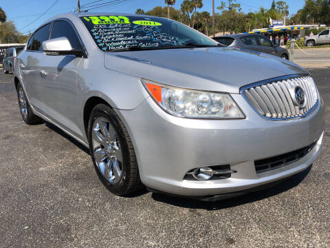2011 Buick LaCrosse for sale at RIVERSIDE MOTORCARS INC - Main Lot in New Smyrna Beach FL