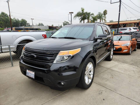 2014 Ford Explorer for sale at E and M Auto Sales in Bloomington CA