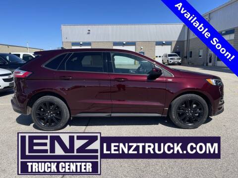2021 Ford Edge for sale at LENZ TRUCK CENTER in Fond Du Lac WI