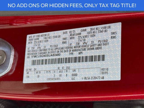 2025 Ford Escape Active