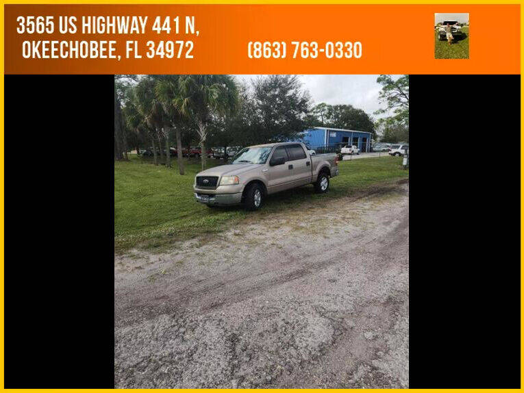 2004 Ford F-150 for sale at M & M AUTO BROKERS INC in Okeechobee FL