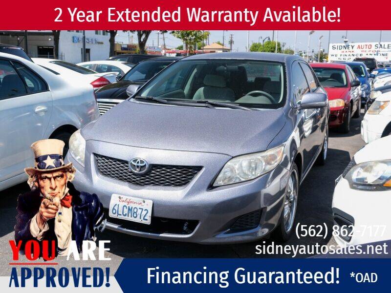 2010 Toyota Corolla for sale at Sidney Auto Sales in Downey CA