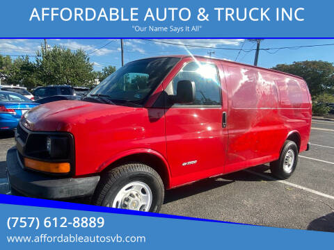 2004 Chevrolet Express Cargo for sale at AFFORDABLE AUTO & TRUCK INC in Virginia Beach VA