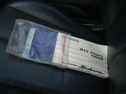 2002 Toyota Camry Solara SLE V6