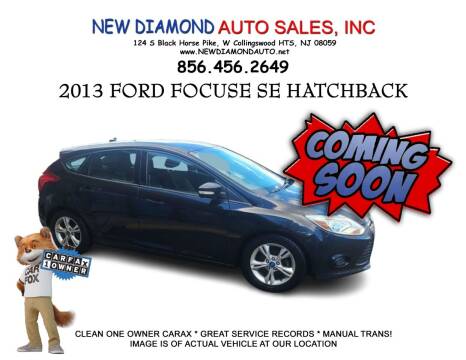2013 Ford Focus for sale at New Diamond Auto Sales, INC in West Collingswood Heights NJ