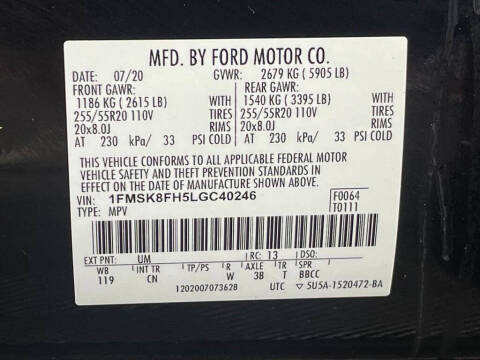 2020 Ford Explorer Limited