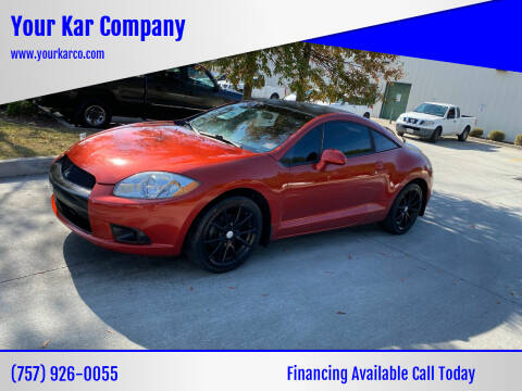 2011 Mitsubishi Eclipse for sale at Your Kar Company in Norfolk VA