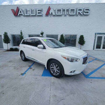 2013 Infiniti JX35 for sale at Value Motors Company in Marrero LA