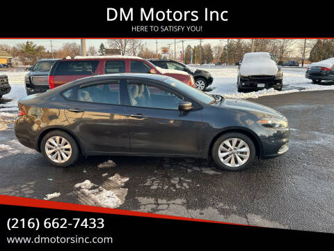 2014 Dodge Dart for sale at DM Motors Inc in Maple Heights OH