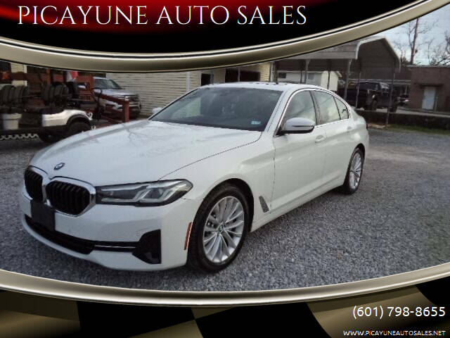 2021 BMW 5 Series for sale at PICAYUNE AUTO SALES in Picayune MS