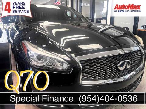 2015 Infiniti Q70 for sale at Auto Max in Hollywood FL