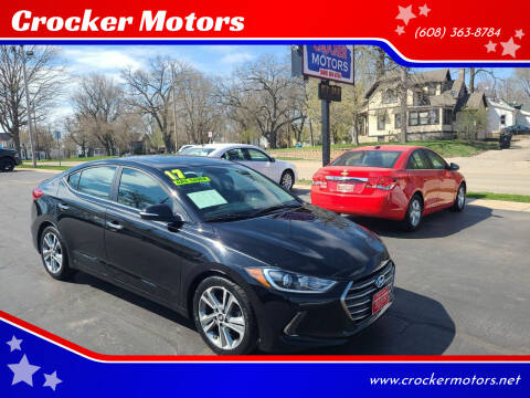 2017 Hyundai Elantra for sale at Crocker Motors in Beloit WI