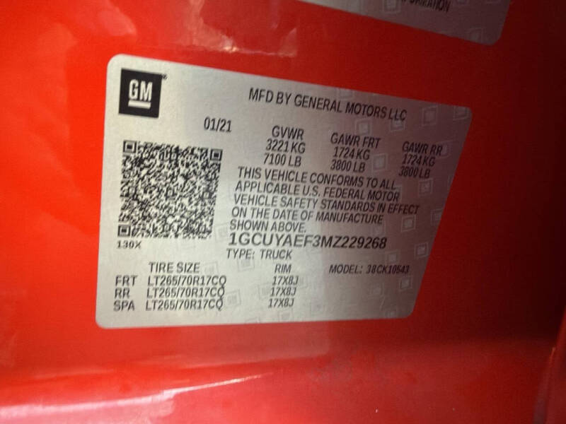 2021 Chevrolet Silverado 1500