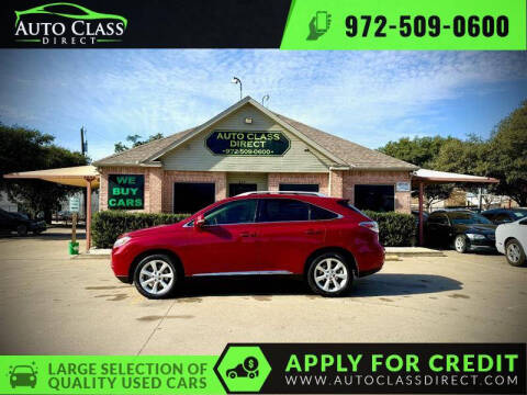 2011 Lexus RX 350 for sale at Auto Class Direct in Plano TX