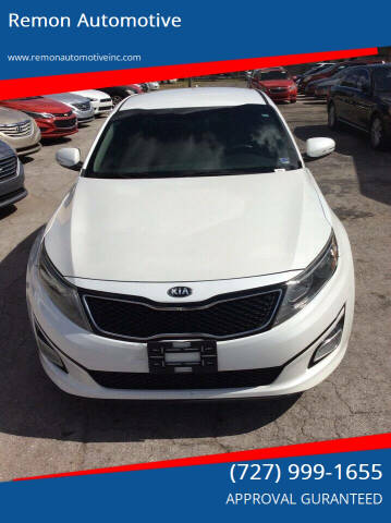 2015 Kia Optima for sale at Remon Automotive in Saint Petersburg FL