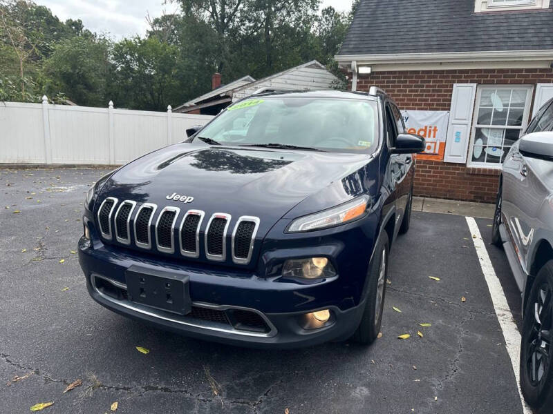 2014 Jeep Cherokee for sale at MIKE AUTO GROUP in Prince George VA