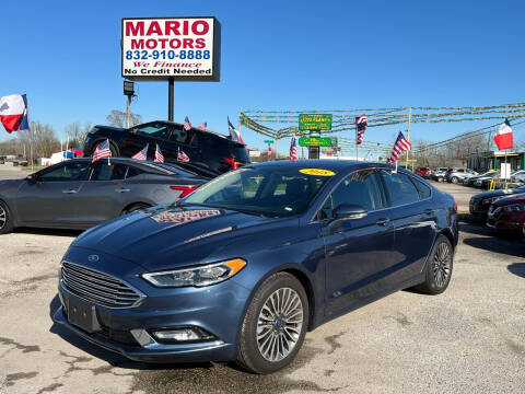 2018 Ford Fusion for sale at Mario Motors in South Houston TX