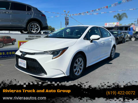 2020 Toyota Corolla for sale at Rivieras Truck and Auto Group in Chula Vista CA
