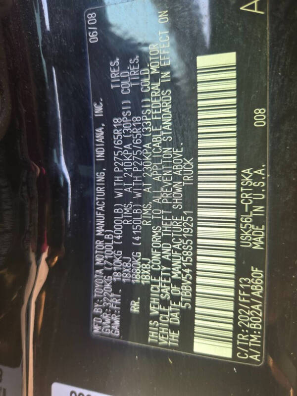 2008 Toyota Tundra