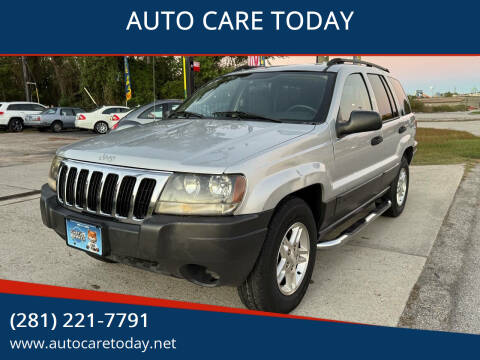 2004 Jeep Grand Cherokee for sale at AUTO CARE TODAY in Spring TX