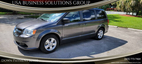 2016 Dodge Grand Caravan for sale at USA BUSINESS SOLUTIONS GROUP in Davie FL