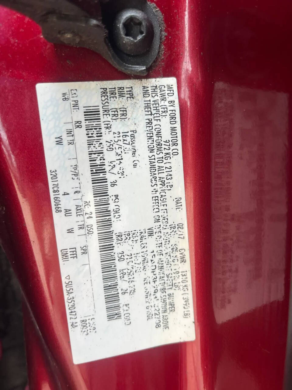 2017 Ford Focus SE SE 4dr Sedan 20